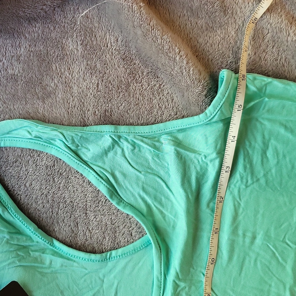 M Mint Racer Back Tank - Picture 4 of 5